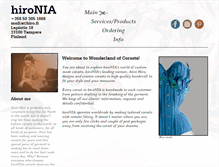 Tablet Screenshot of hironia.com